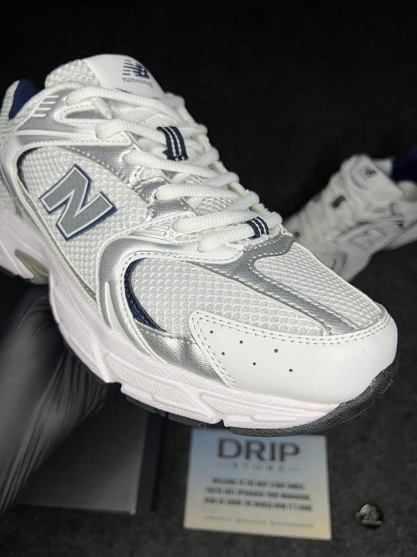New Balance 530 "White silver navy"