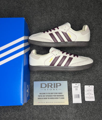 Adidas Samba OG "Wonder White Maroon"