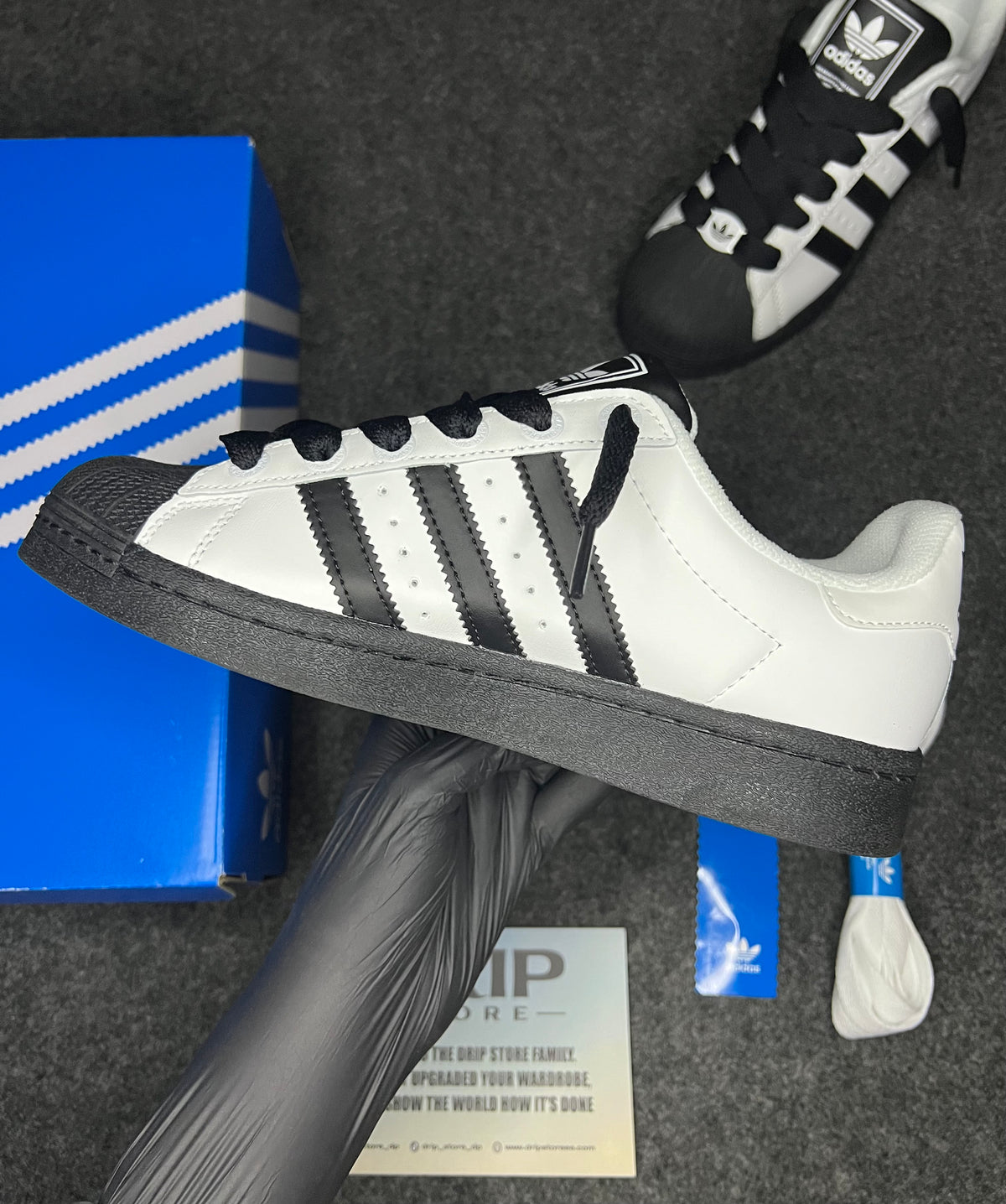 Adidas Superstar II "White Black White"