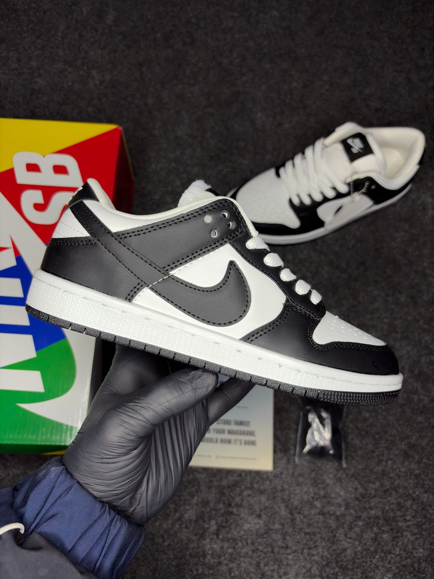 Nike SB Dunk Low ‘Black White Gum’