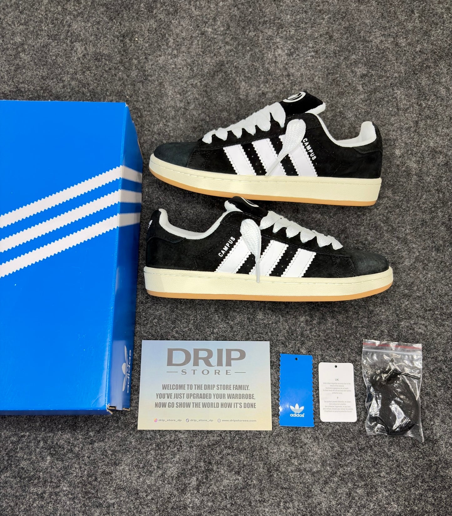 Adidas Campus 00s                       ‘Black white Gum’