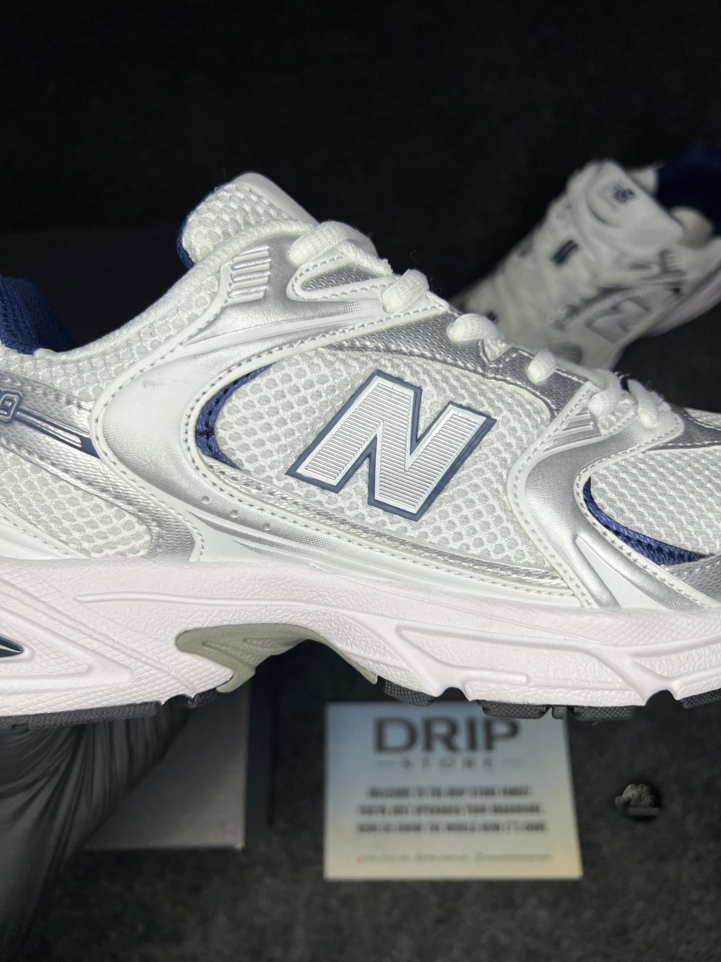 New Balance 530 "White silver navy"