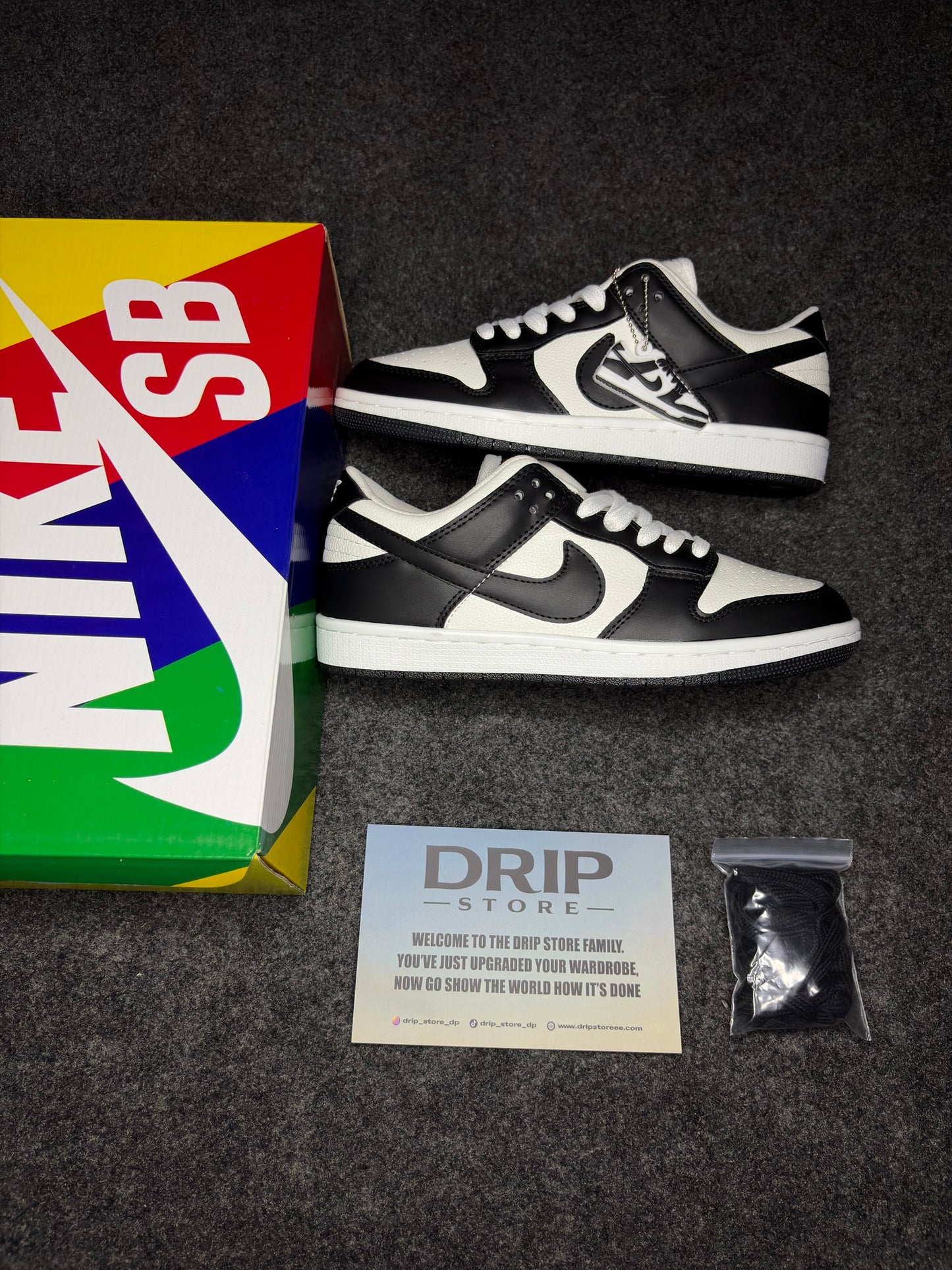 Nike SB Dunk Low ‘Black White Gum’
