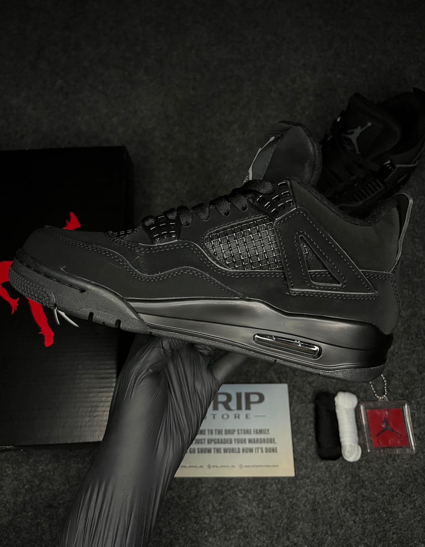 Air Jordan 4 Retro "Black Cat" Premium