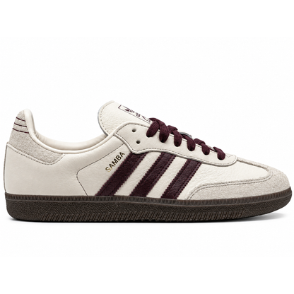 Adidas Samba OG "Wonder White Maroon"