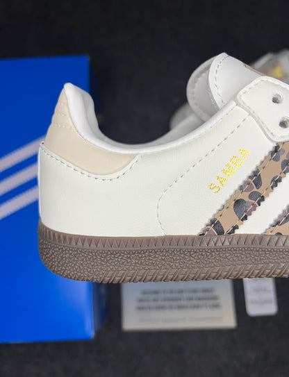 Adidas Samba OG Leopard "Cream White"