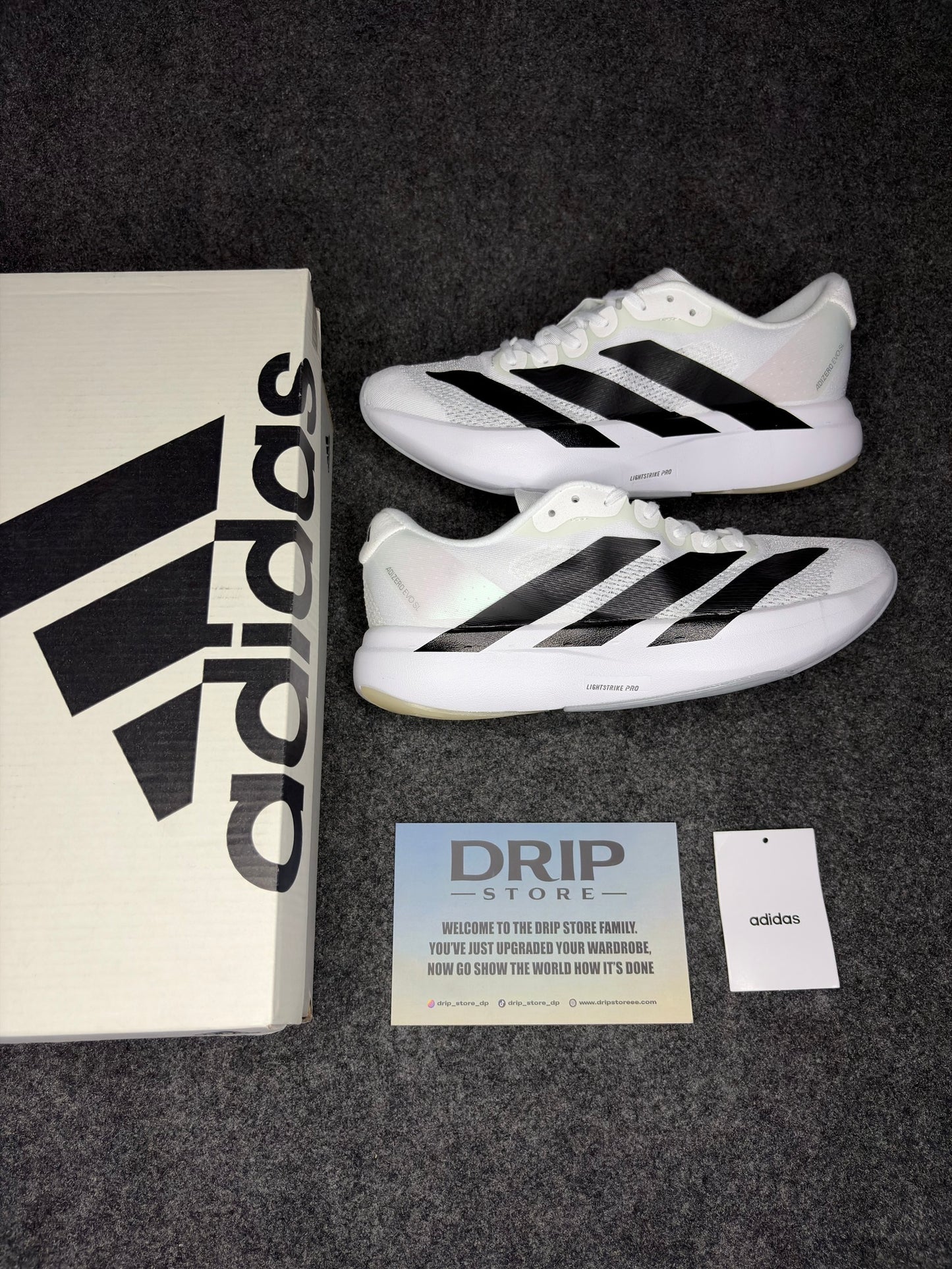Adidas Adizero Evo SL "White/Black"