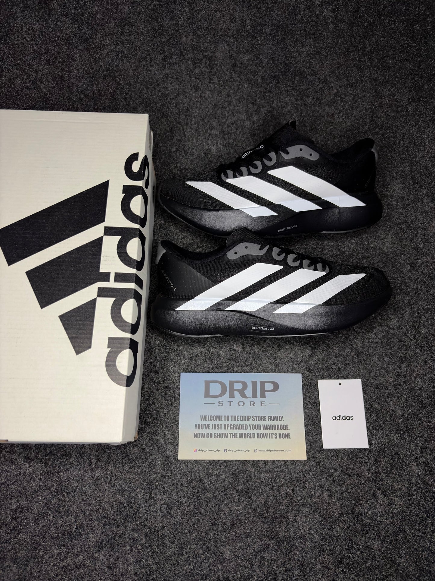 Adidas Adizero Evo SL "Black/white"