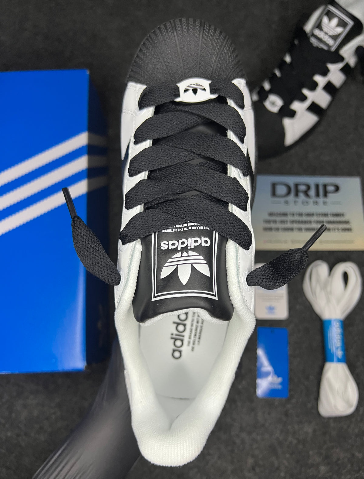 Adidas Superstar II "White Black White"