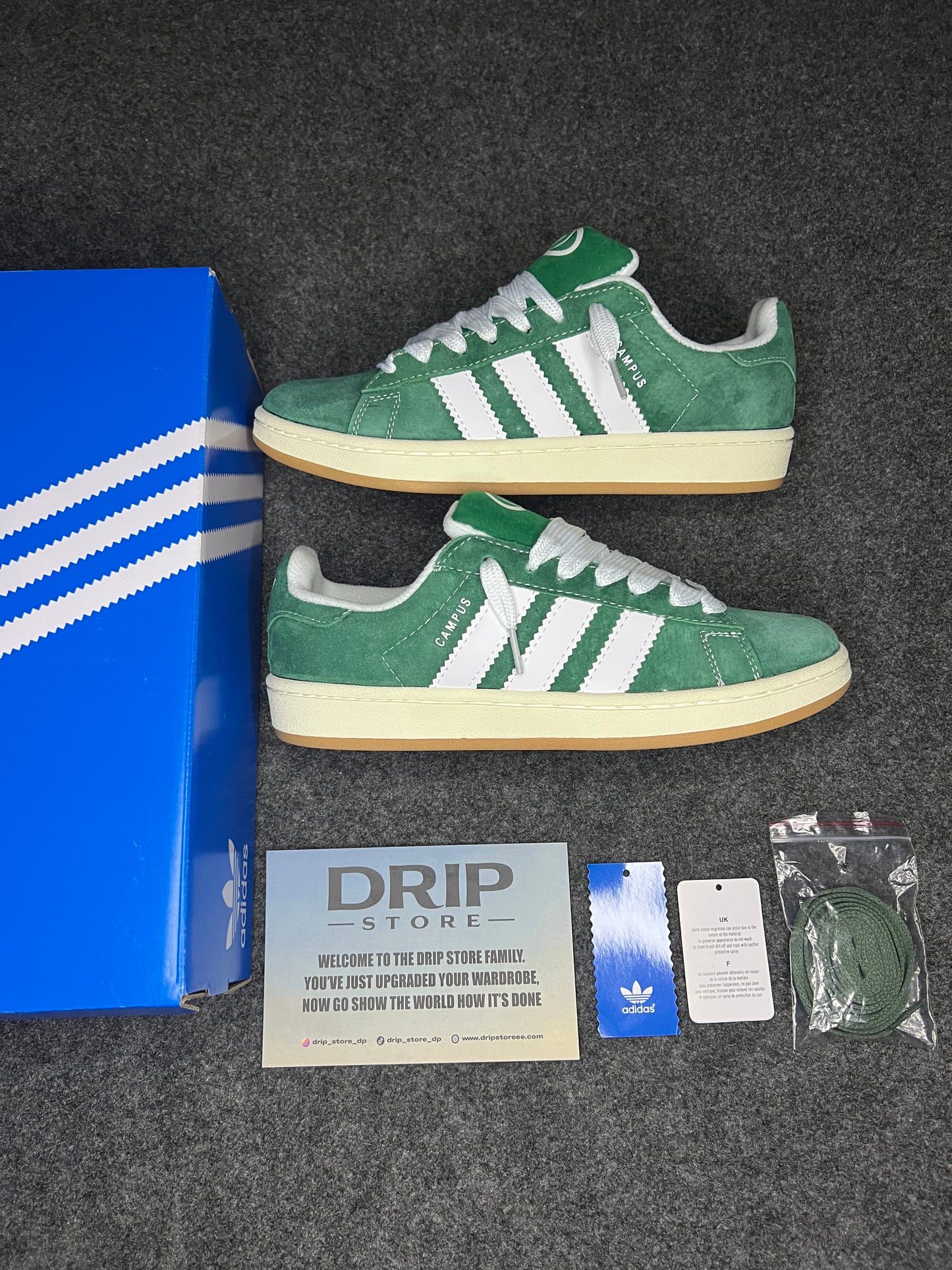 Adidas Campus 00s                       ‘Green white Gum’