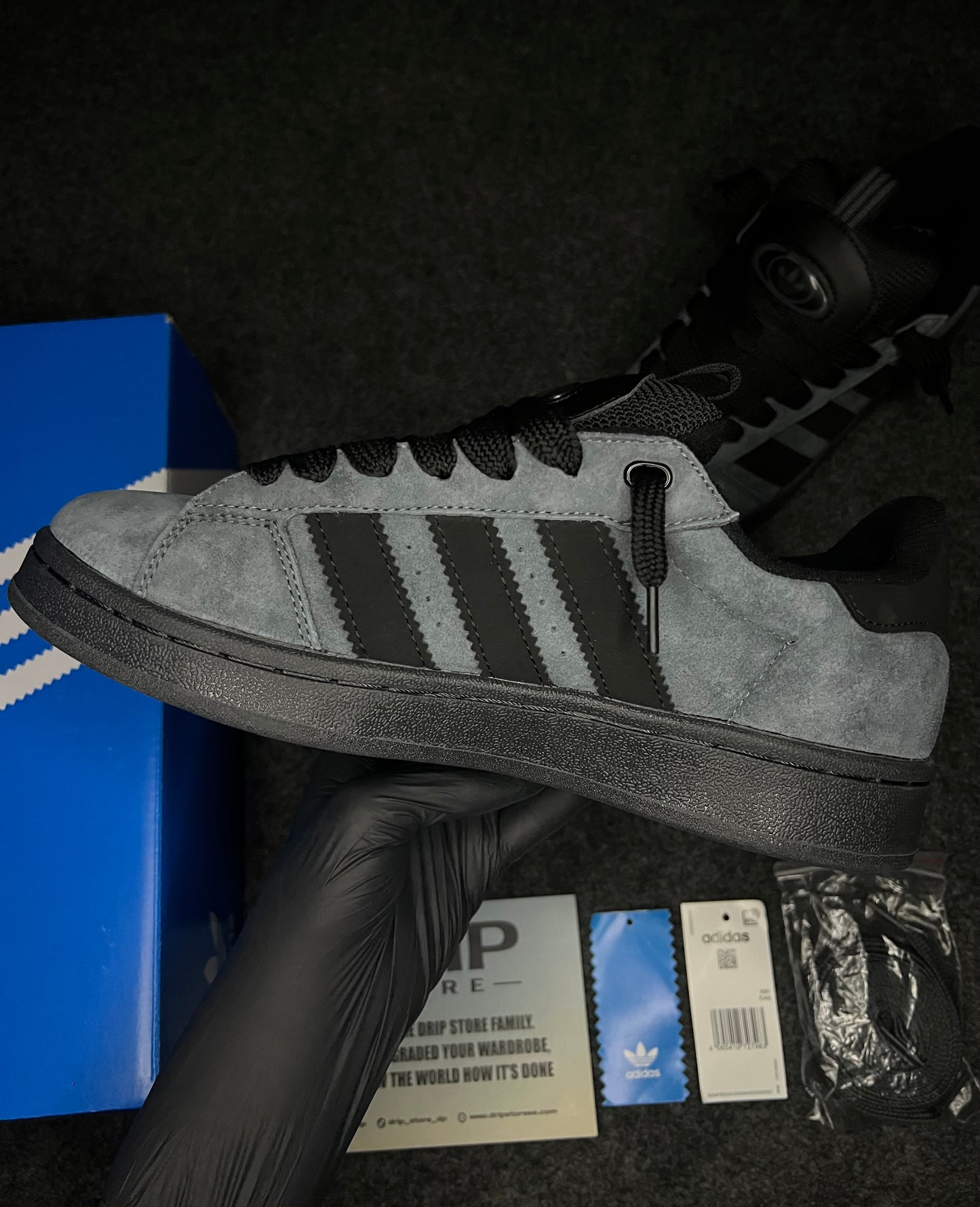 Adidas Campus 00s                       ‘Carbon Black Gum’