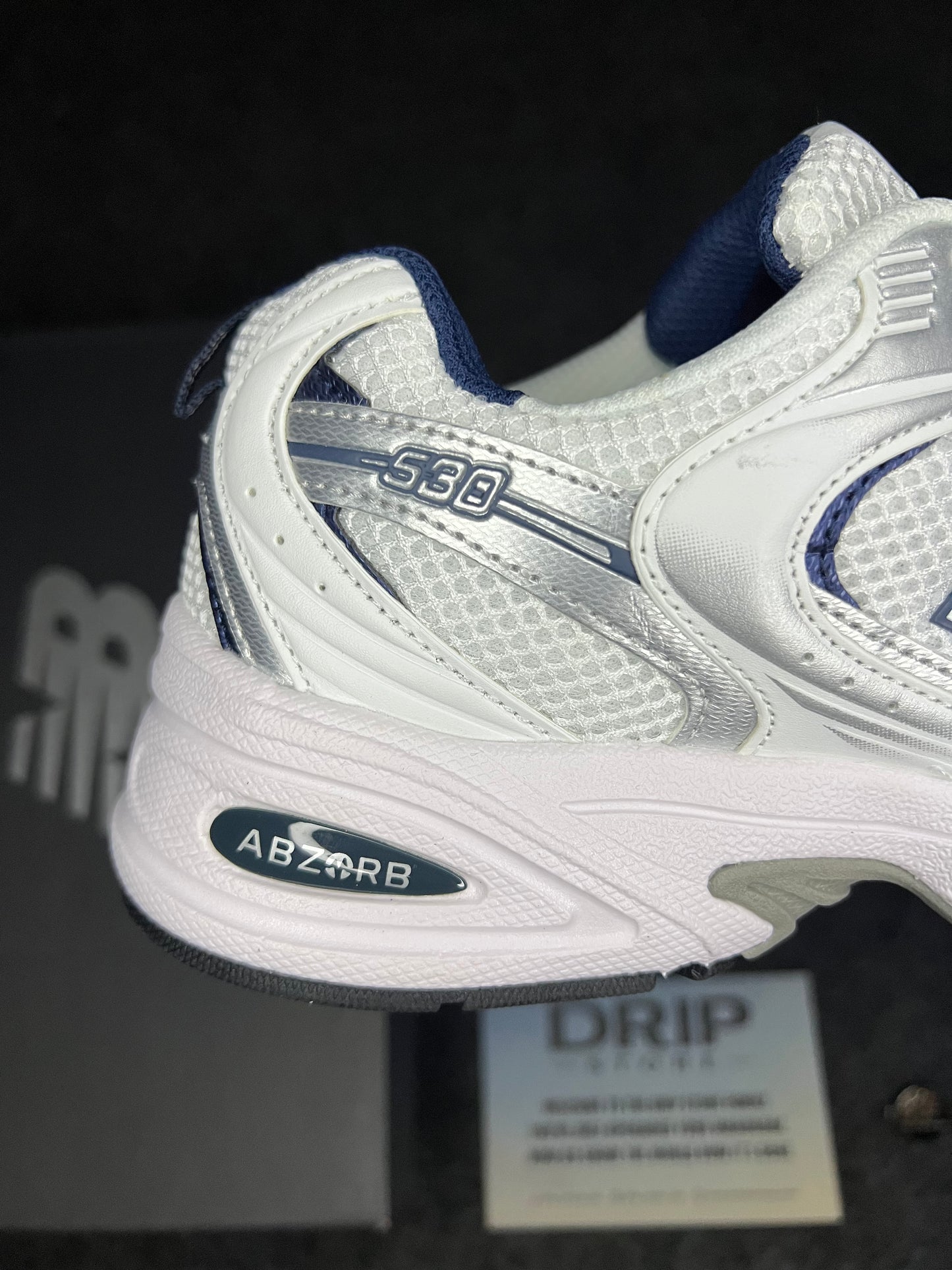 New Balance 530 "White silver navy"