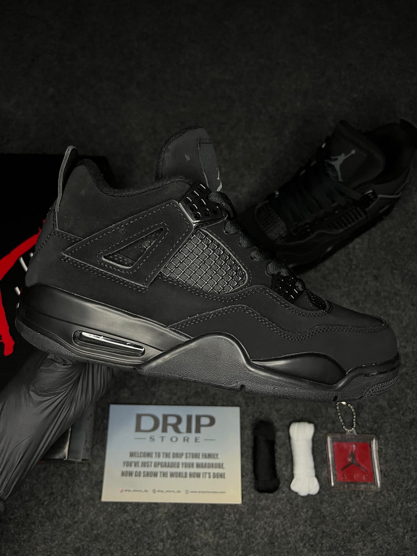 Air Jordan 4 Retro "Black Cat" Premium