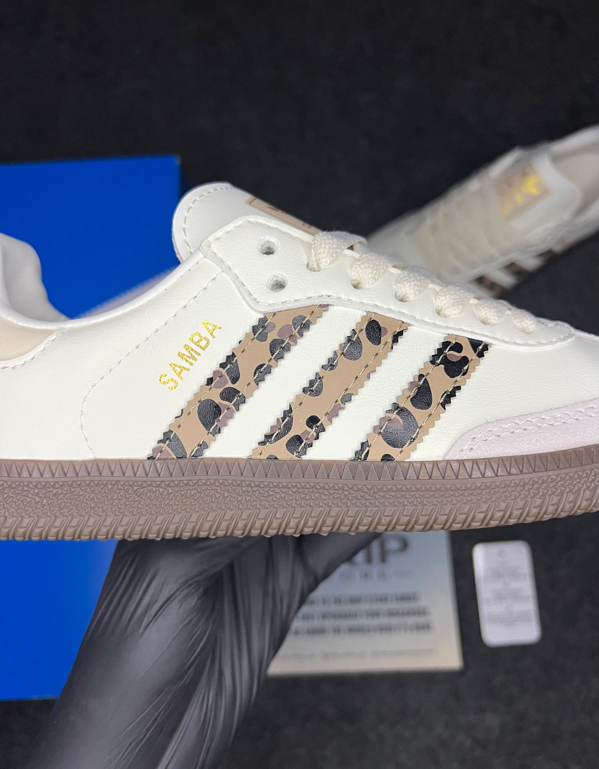 Adidas Samba OG Leopard "Cream White"